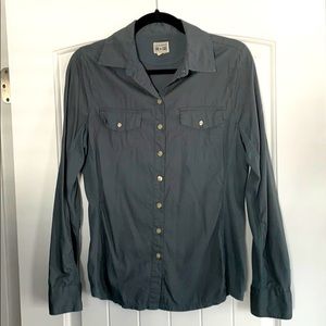 Converse One Star roll sleeve button down shirt